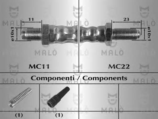 Malo 8474 Bremsschlauch 8474: Kaufen Sie zu einem guten Preis in Polen bei 2407.PL!