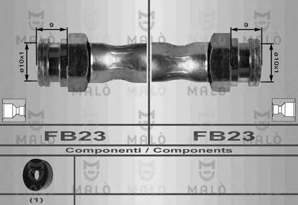 Malo 8613 Brake Hose 8613: Buy near me in Poland at 2407.PL - Good price!