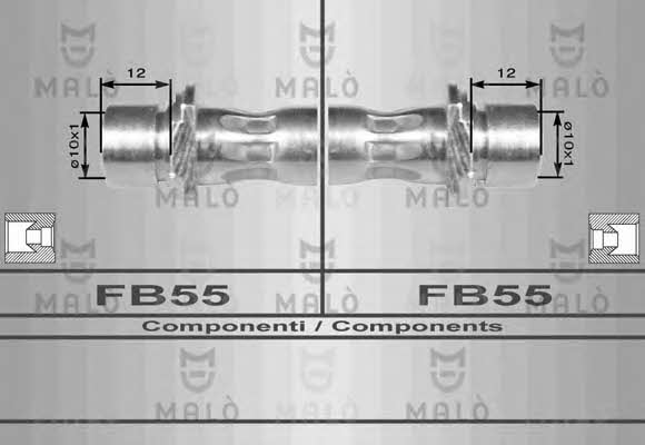 Malo 8959 Przewód hamulcowy elastyczny 8959: Dobra cena w Polsce na 2407.PL - Kup Teraz!