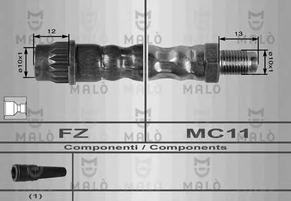 Malo 8992 Bremsschlauch 8992: Kaufen Sie zu einem guten Preis in Polen bei 2407.PL!