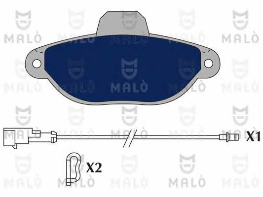 Malo 1050913 Brake Pad Set, disc brake 1050913: Buy near me in Poland at 2407.PL - Good price!