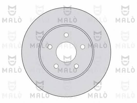 Malo 1110027 Rear brake disc, non-ventilated 1110027: Buy near me in Poland at 2407.PL - Good price!