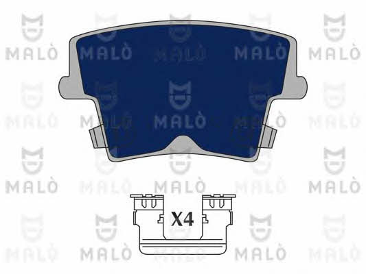 Malo 1051072 Brake Pad Set, disc brake 1051072: Buy near me in Poland at 2407.PL - Good price!