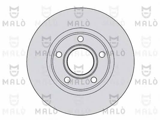 Malo 1110216 Rear brake disc, non-ventilated 1110216: Buy near me at 2407.PL in Poland at an Affordable price!
