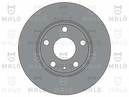 Malo 1110235 Rear brake disc, non-ventilated 1110235: Buy near me in Poland at 2407.PL - Good price!