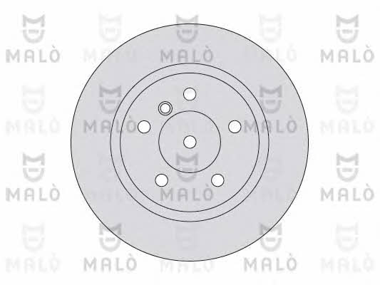 Malo 1110186 Front brake disc ventilated 1110186: Buy near me in Poland at 2407.PL - Good price!