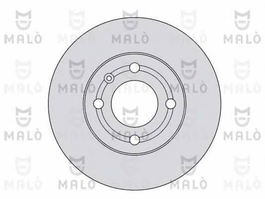 Malo 1110158 Front brake disc ventilated 1110158: Buy near me in Poland at 2407.PL - Good price!