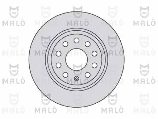 Malo 1110060 Rear brake disc, non-ventilated 1110060: Buy near me in Poland at 2407.PL - Good price!
