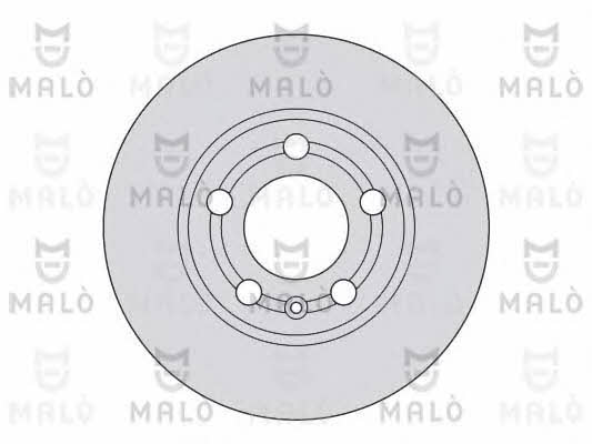 Malo 1110013 Rear brake disc, non-ventilated 1110013: Buy near me in Poland at 2407.PL - Good price!