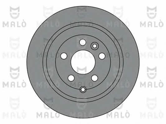 Malo 1110255 Rear brake disc, non-ventilated 1110255: Buy near me in Poland at 2407.PL - Good price!