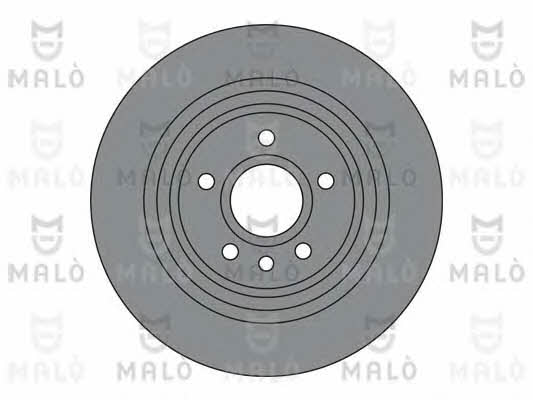 Malo 1110263 Rear brake disc, non-ventilated 1110263: Buy near me in Poland at 2407.PL - Good price!
