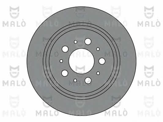 Malo 1110240 Rear brake disc, non-ventilated 1110240: Buy near me in Poland at 2407.PL - Good price!
