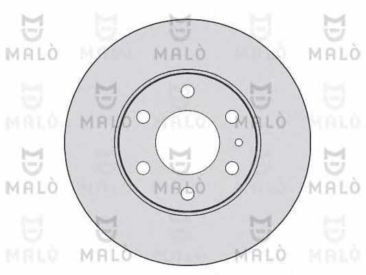 Malo 1110137 Front brake disc ventilated 1110137: Buy near me in Poland at 2407.PL - Good price!