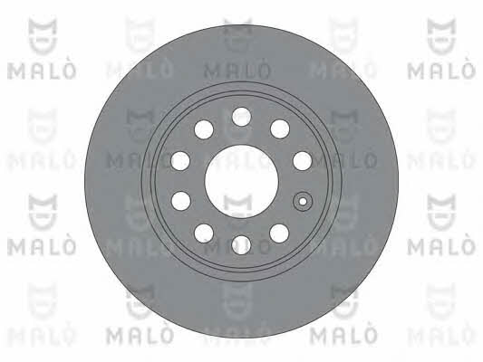 Malo 1110273 Rear brake disc, non-ventilated 1110273: Buy near me in Poland at 2407.PL - Good price!