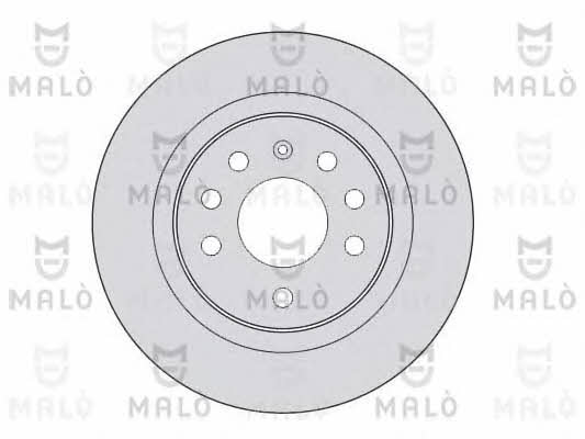 Malo 1110041 Rear brake disc, non-ventilated 1110041: Buy near me in Poland at 2407.PL - Good price!