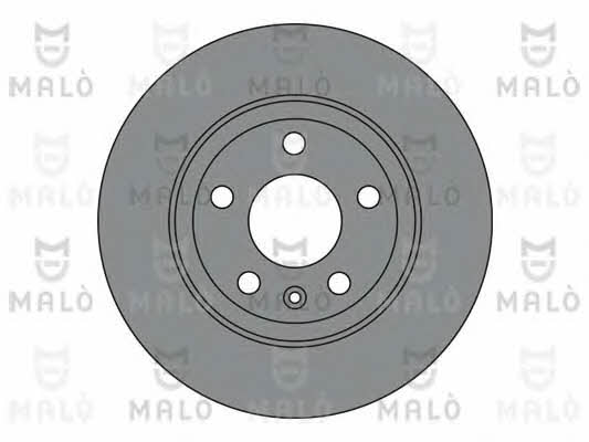 Malo 1110249 Rear brake disc, non-ventilated 1110249: Buy near me in Poland at 2407.PL - Good price!