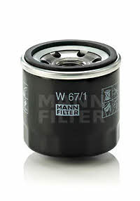 Filtr oleju Mann-Filter W 67&#x2F;1