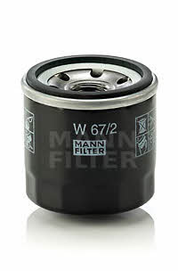 Filtr oleju Mann-Filter W 67&#x2F;2