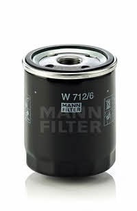 Mann-Filter W 712/6 Oil Filter W7126: Buy near me in Poland at 2407.PL - Good price!