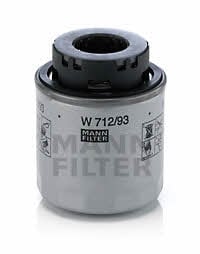 Mann-Filter W 712/93 Oil Filter W71293: Buy near me in Poland at 2407.PL - Good price!