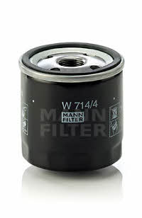 Mann-Filter W 714/4 Фільтр масляний W7144: Приваблива ціна - Купити у Польщі на 2407.PL!