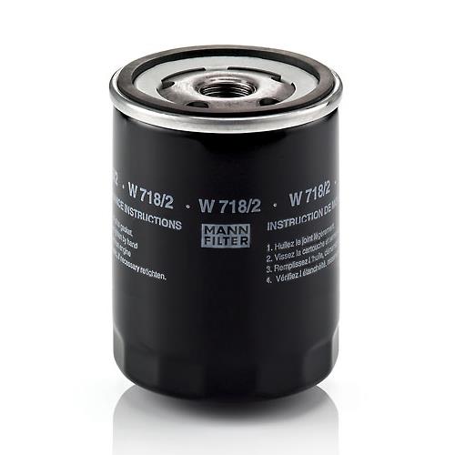 Mann-Filter W 718/2 Oil Filter W7182: Buy near me in Poland at 2407.PL - Good price!