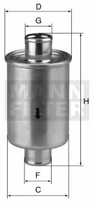 Mann-Filter W 74 Hydraulic filter W74: Buy near me in Poland at 2407.PL - Good price!