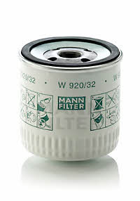 Mann-Filter W 920/32 Filtr oleju W92032: Dobra cena w Polsce na 2407.PL - Kup Teraz!