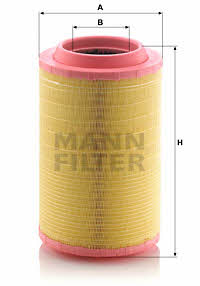 Mann-Filter C 25 860/8 Воздушный фильтр C258608: Отличная цена - Купить в Польше на 2407.PL!