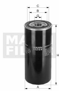 Mann-Filter WD 13 145/4 Oil Filter WD131454: Buy near me in Poland at 2407.PL - Good price!