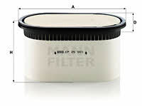 Mann-Filter CP 23 210 Повітряний фільтр CP23210: Приваблива ціна - Купити у Польщі на 2407.PL!