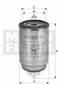 Mann-Filter WK 842/6 Топливный фильтр WK8426: Отличная цена - Купить в Польше на 2407.PL!