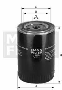 Фільтр масляний Mann-Filter WP 928&#x2F;81