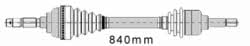 Mapco 16348 Drive shaft 16348: Buy near me in Poland at 2407.PL - Good price!