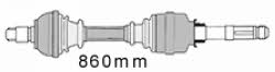 Mapco 16409 Drive shaft 16409: Buy near me in Poland at 2407.PL - Good price!