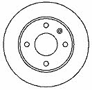 Mapco 15726 Unventilated front brake disc 15726: Buy near me in Poland at 2407.PL - Good price!