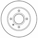 Mapco 15738 Unventilated front brake disc 15738: Buy near me in Poland at 2407.PL - Good price!