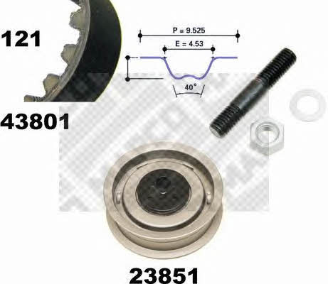 Mapco 23801 Timing Belt Kit 23801: Buy near me in Poland at 2407.PL - Good price!