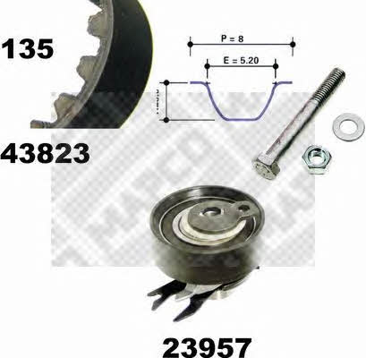 Mapco 23823 Timing Belt Kit 23823: Buy near me in Poland at 2407.PL - Good price!