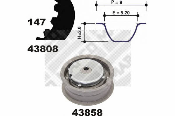 Mapco 23826 Timing Belt Kit 23826: Buy near me in Poland at 2407.PL - Good price!