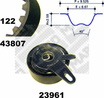 Mapco 23839 Timing Belt Kit 23839: Buy near me in Poland at 2407.PL - Good price!