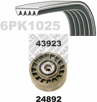 Mapco 23924 Zestaw pasek alternatora 23924: Dobra cena w Polsce na 2407.PL - Kup Teraz!