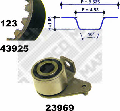  23925 Timing Belt Kit 23925: Buy near me in Poland at 2407.PL - Good price!