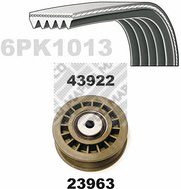 Mapco 23937 Zestaw pasek alternatora 23937: Dobra cena w Polsce na 2407.PL - Kup Teraz!