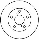 Mapco 25566 Front brake disc ventilated 25566: Buy near me at 2407.PL in Poland at an Affordable price!
