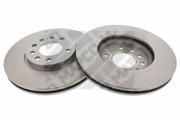 Mapco 25708/2 Front brake disc ventilated 257082: Buy near me in Poland at 2407.PL - Good price!