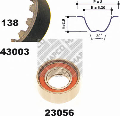 Mapco 23003 Timing Belt Kit 23003: Buy near me at 2407.PL in Poland at an Affordable price!