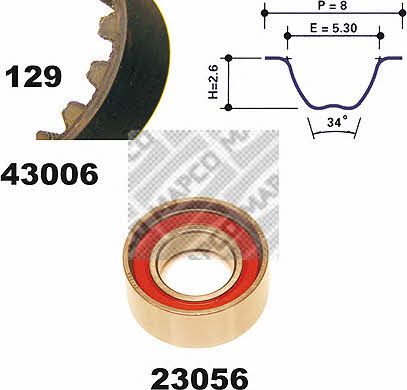 Mapco 23006 Timing Belt Kit 23006: Buy near me at 2407.PL in Poland at an Affordable price!