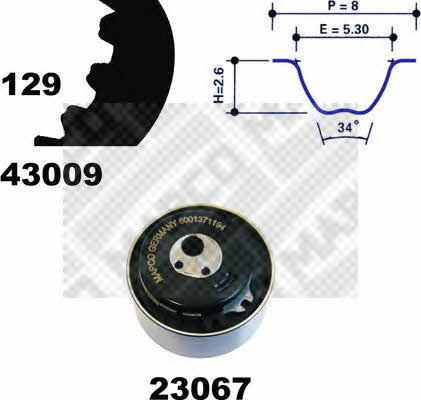 Mapco 23009 Timing Belt Kit 23009: Buy near me in Poland at 2407.PL - Good price!