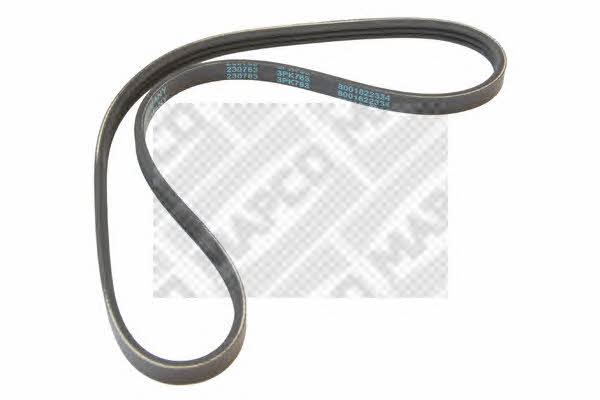 Mapco 230763 V-ribbed belt 3PK763 230763: Buy near me in Poland at 2407.PL - Good price!